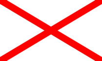 Croix de Saint-Patrick : drapeau de l'Irlande du Nord Croix de Saint-Patrick : drapeau de l'Irlande du Nord